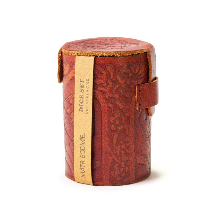 Leather Dice Cup Set