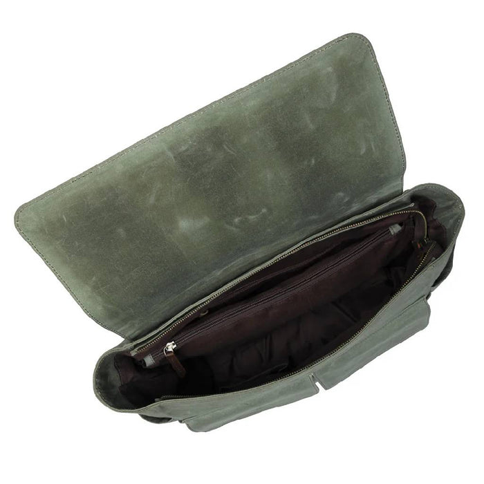 Panhandle Slim Olive Messenger Bag