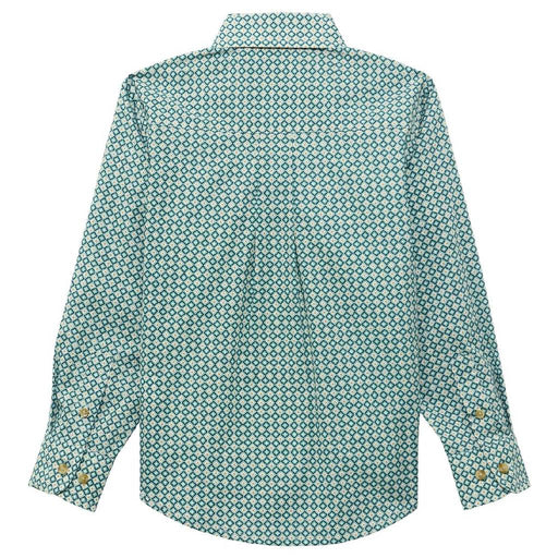 Wrangler Boy's Geo Print Button Down Shirt KIDS - Boys - Clothing - Shirts - Long Sleeve Shirts Wrangler