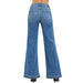 Risen High Rise Wide Leg Released Hem Jean WOMEN - Clothing - Jeans Risen Jeans