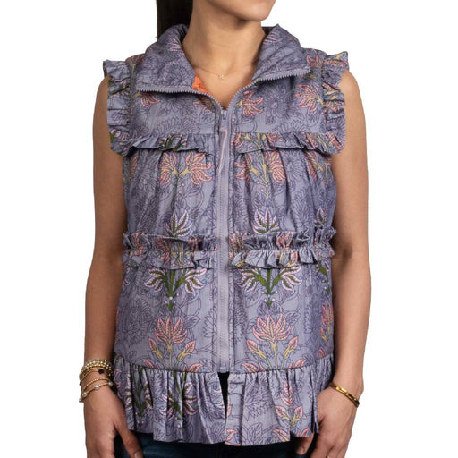 Ivy Jane Periwinkle Floral Vest WOMEN - Clothing - Outerwear - Vests Ivy Jane