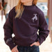 Cruel Denim Girl's Saddle Up Purple Sweatshirt KIDS - Girls - Clothing - Sweatshirts & Hoodies Cruel Denim