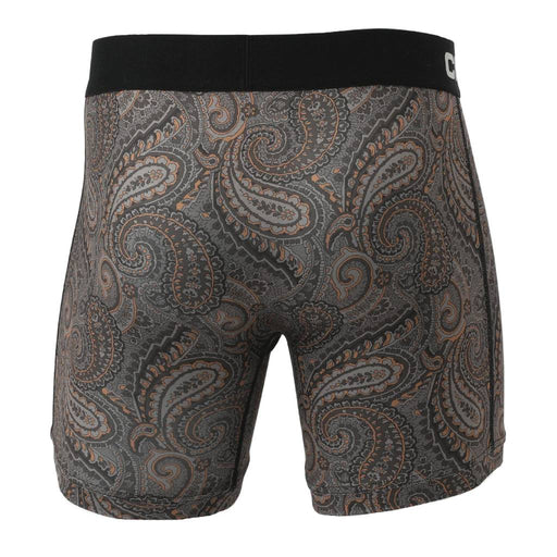 Cinch Men's 6" Brown Paisley Boxer Brief MEN - Clothing - Underwear, Socks & Loungewear - Underwear Cinch