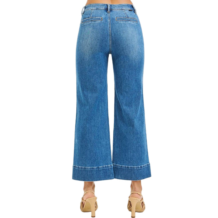 Risen High Rise Crop Wide Leg Jean WOMEN - Clothing - Jeans Risen Jeans