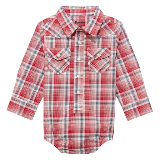 Wrangler Baby Boy's Red Plaid Onesie KIDS - Baby - Baby Boy Clothing Wrangler