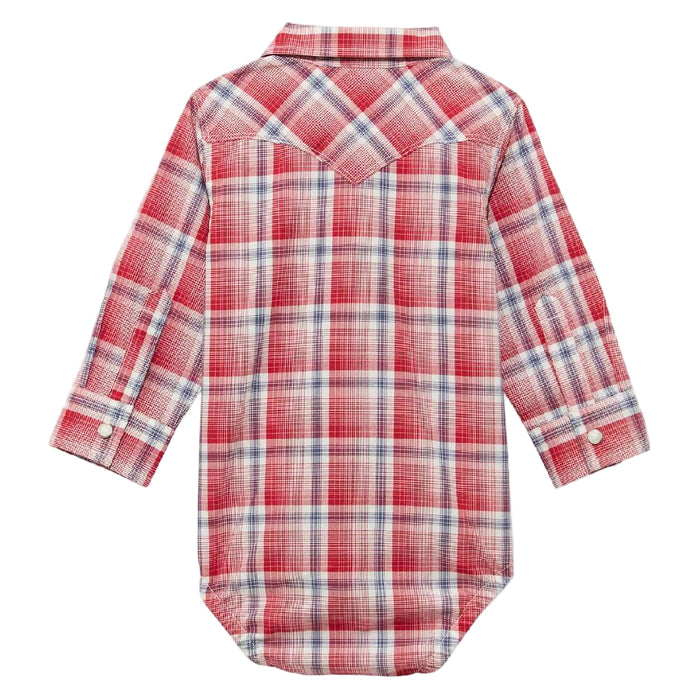 Wrangler Baby Boy's Red Plaid Onesie KIDS - Baby - Baby Boy Clothing Wrangler