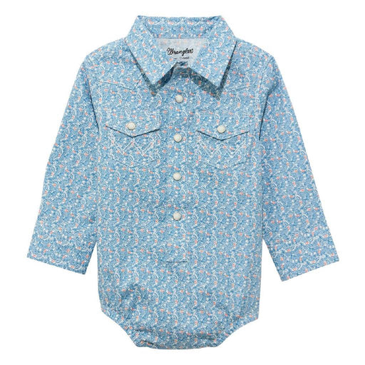Wrangler Baby Boy's Paisley Light Blue Onesie KIDS - Baby - Baby Boy Clothing Wrangler