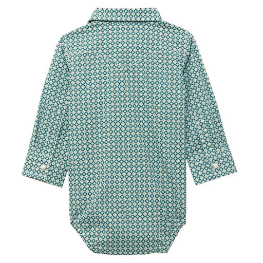 Wrangler Baby Boy's Geo Print Turquoise Onesie KIDS - Baby - Baby Boy Clothing Wrangler