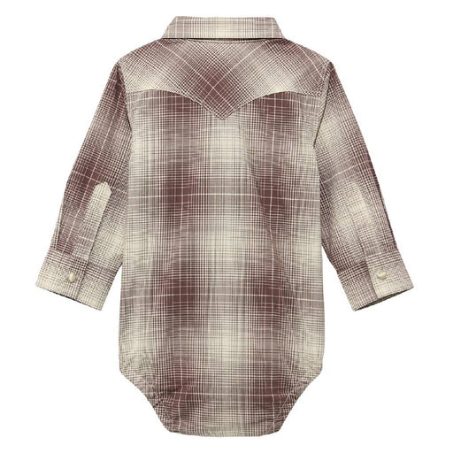 Wrangler Baby Boy's Brown Plaid Onesie KIDS - Baby - Baby Boy Clothing Wrangler