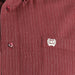 Cinch Men's Striped Burgundy Shirt MEN - Clothing - Shirts - Long Sleeve Cinch