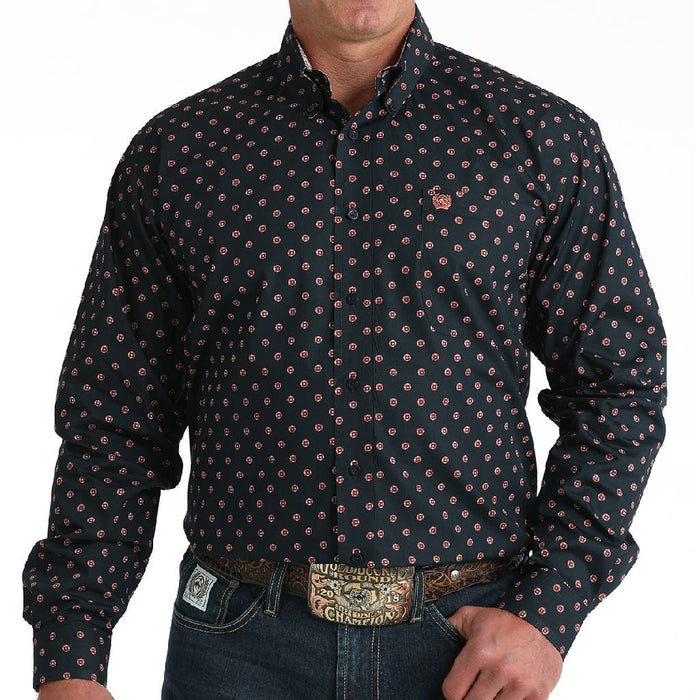 Cinch Men's Geo Print Button Down Shirt Teskeys Cinch Men's Geo Print Button Down Shirt Teskeys