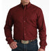 Cinch Men's Modern Fit Paisley Burgundy Button Down Shirt MEN - Clothing - Shirts - Long Sleeve Cinch
