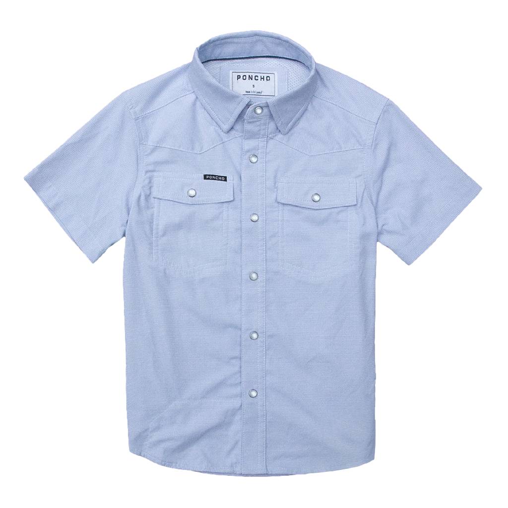 Poncho Boy's The Head Honcho Western Shirt KIDS - Boys - Clothing - Shirts - Short Sleeve Shirts Poncho Outdoors