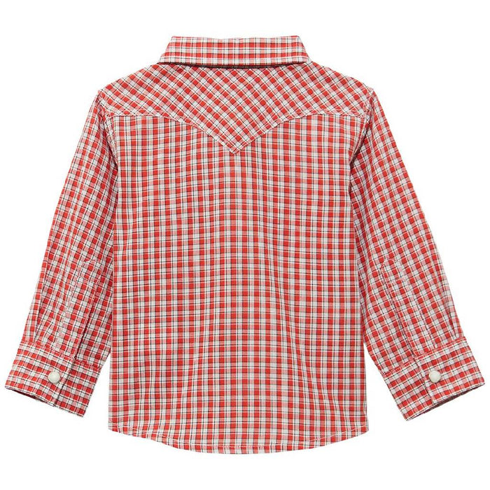 Wrangler Boy's Shirt Red Plaid