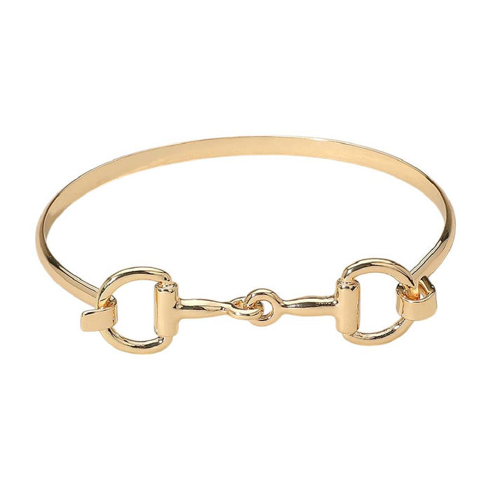 Horse Bit Hook Bangle Gold Bracelet WOMEN - Accessories - Jewelry - Bracelets Sessori