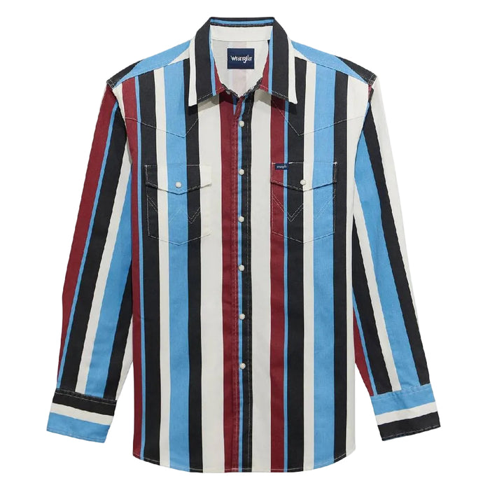 Wrangler Boy's Vintage Brushpopper Pearl Snap Shirt