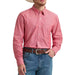 Wrangler Men's Cody Johnson Diamond Red Button Down Shirt MEN - Clothing - Shirts - Long Sleeve Wrangler