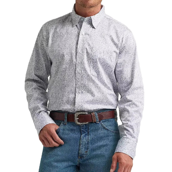 Wrangler Men's Cody Johnson Paisley Button Down Shirt