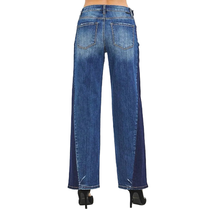 Risen Baggy Jeans w/ Side Adjustable Tabs WOMEN - Clothing - Jeans Risen Jeans