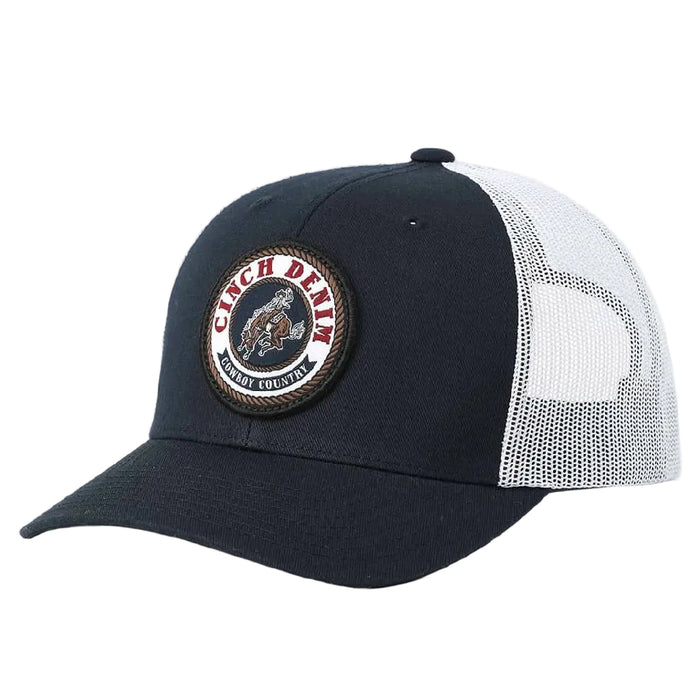 Cinch Men's Denim Trucker Cap HATS - BASEBALL CAPS Cinch