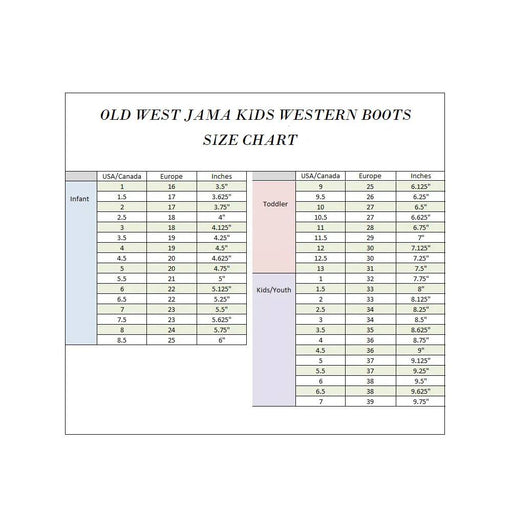 Old West Youth Round Toe Western Boot KIDS - Footwear - Boots Old West