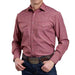 Roper Men's Snap Tone On Tone Basket Weave Snap Shirt MEN - Clothing - Shirts - Long Sleeve Roper Apparel & Footwear