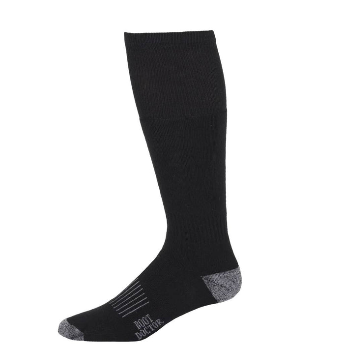 Men's 2 Pack Over The Calf Black Socks