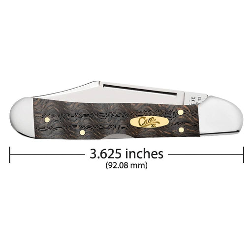 Case Black Curly Oak Smooth Mini Copperlock Knives W.R. Case