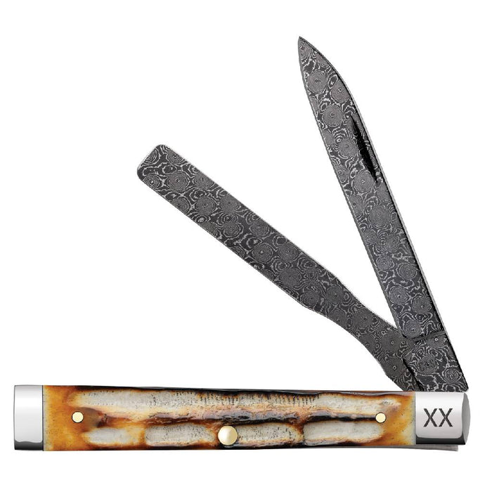 Case Baby Doc Burnt Natural Bone Deep Canyon Jig Knives W.R. Case