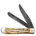 Case Trapper Burnt Natural Bone Deep Canyon Jig Knives W.R. Case