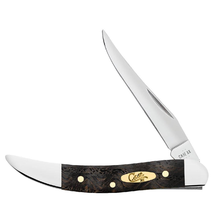 Case Black Curly Oak Wood Small Texas Toothpick Knives W.R. Case