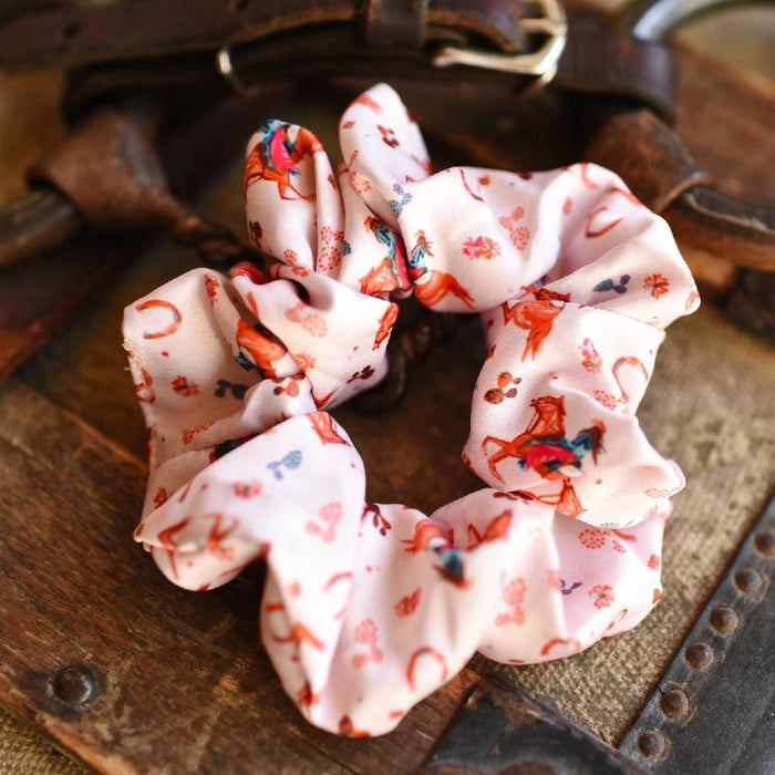 Cowgirl and Horse Scrunchie WOMEN - Accessories - Hair Accessories Tirzah Lane Art