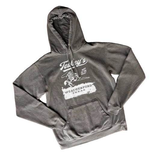 Teskey's Bronco Fleece Hoodie - Black TESKEY'S GEAR - Sweatshirts Teskey's