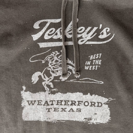 Teskey's Bronco Fleece Hoodie - Black TESKEY'S GEAR - Sweatshirts Teskey's