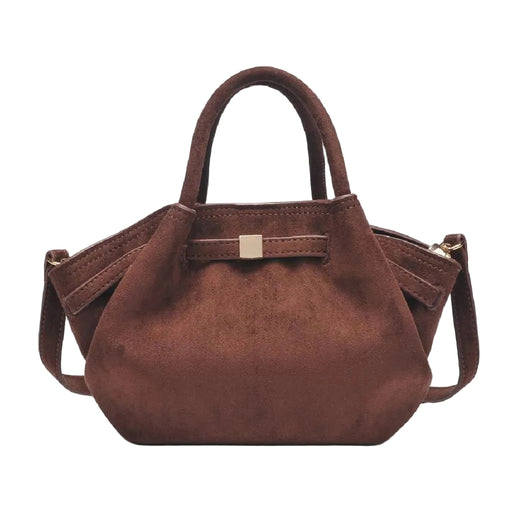 Selena Chocolate Faux Suede Crossbody Bag WOMEN - Accessories - Handbags - Crossbody bags Urban Expressions
