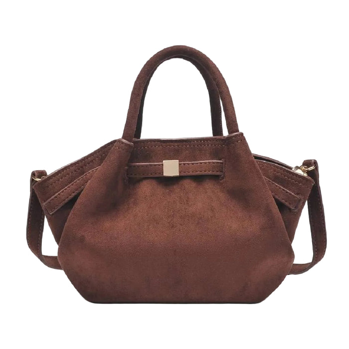 Selena Chocolate Faux Suede Crossbody Bag WOMEN - Accessories - Handbags - Crossbody bags Urban Expressions