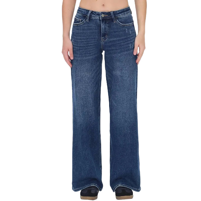 Bayeas Mid Rise Wide Leg Jean WOMEN - Clothing - Jeans Bayeas