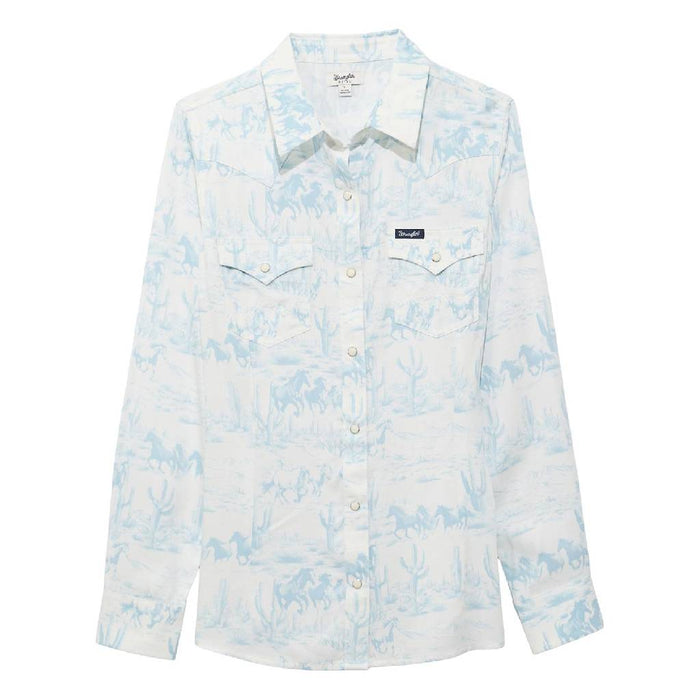 Wrangler Women's Retro Americana Snap Shirt WOMEN - Clothing - Tops - Long Sleeved Wrangler