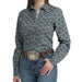 Cinch Women's Paisley Blue Shirt WOMEN - Clothing - Tops - Long Sleeved Cinch