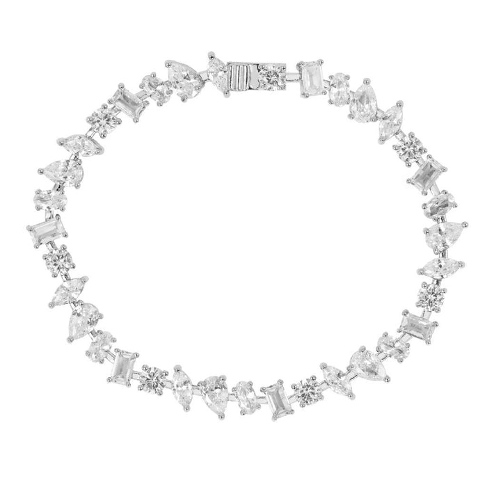 Pamela Silver Tennis Bracelet