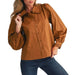 Toffee Ruffle Detail Top WOMEN - Clothing - Tops - Long Sleeved Jodifl