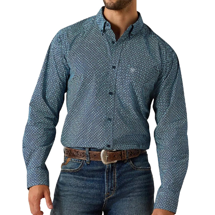 Ariat Men's Jordi Poseidon Geo Print Button Down Shirt