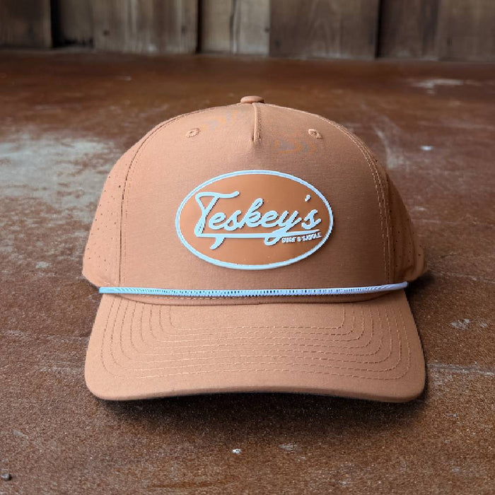 Teskey's Script Surf & Saddle Rope Cap - Clay/White