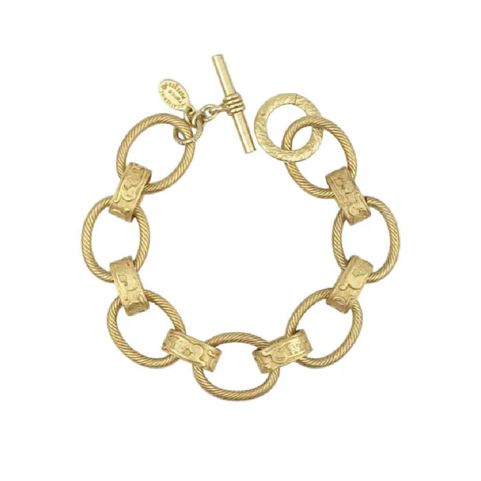 Victorian Gold Scroll Bracelet WOMEN - Accessories - Jewelry - Bracelets La Vie Parisienne