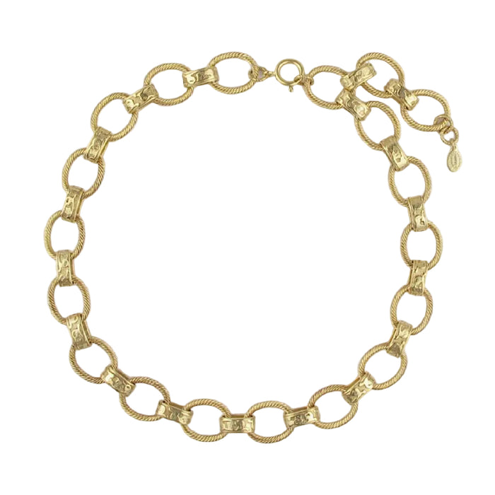 Victorian Gold Scroll Necklace WOMEN - Accessories - Jewelry - Necklaces La Vie Parisienne