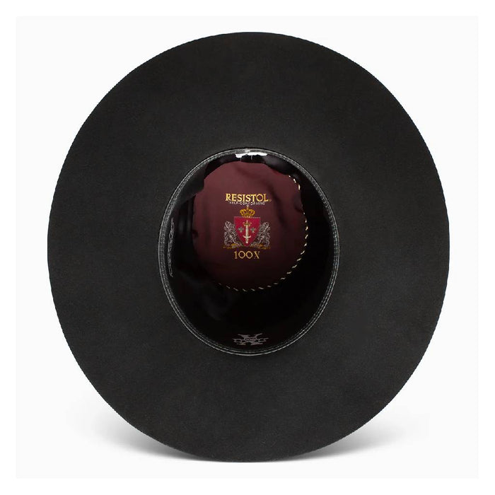 Resistol 100X Open Crown Felt Hat - Black HATS - FELT HATS Resistol