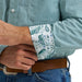 Wrangler Men's George Strait Geo Teal Button Down Shirt MEN - Clothing - Shirts - Long Sleeve Wrangler