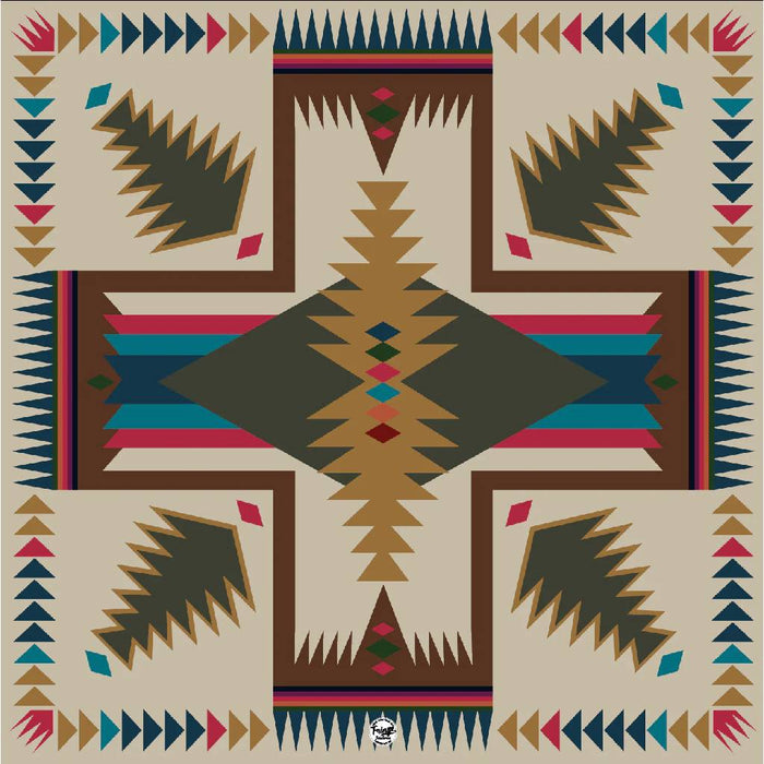 Fringe Scarves Cross Me Tan Shower Curtain