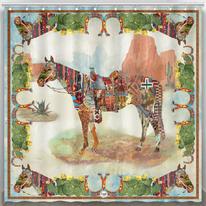 Fringe Scarves Haute Horse Son Of The West Shower Curtain