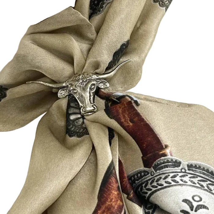 Fringe Scarves Longhorn Slide